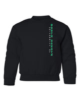 North Dakota Fighting Hawks Youth Crewneck Sweatshirt - Vertical University of North Dakota