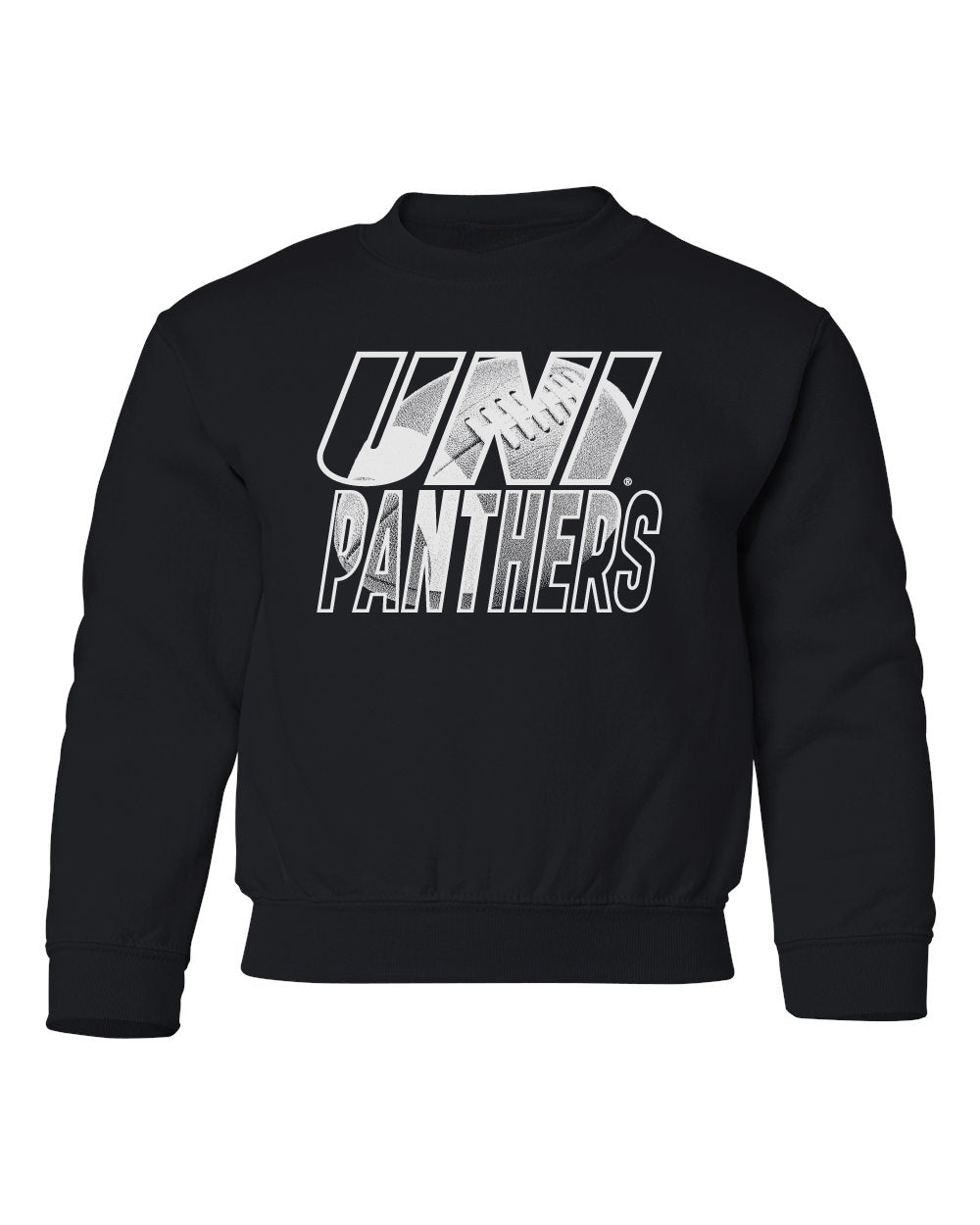 Northern Iowa Panthers Youth Crewneck Sweatshirt - UNI Panthers Football Image