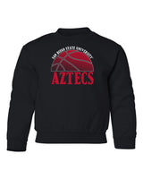 San Diego State Aztecs Youth Crewneck Sweatshirt - SDSU Basketball
