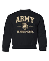 Army Black Knights Youth Crewneck Sweatshirt - Army Arch Primary Logo