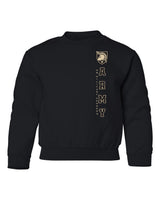 Army Black Knights Youth Crewneck Sweatshirt - Vertical United States Military Academy