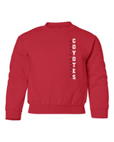 South Dakota Coyotes Youth Crewneck Sweatshirt - Vertical USD Coyotes