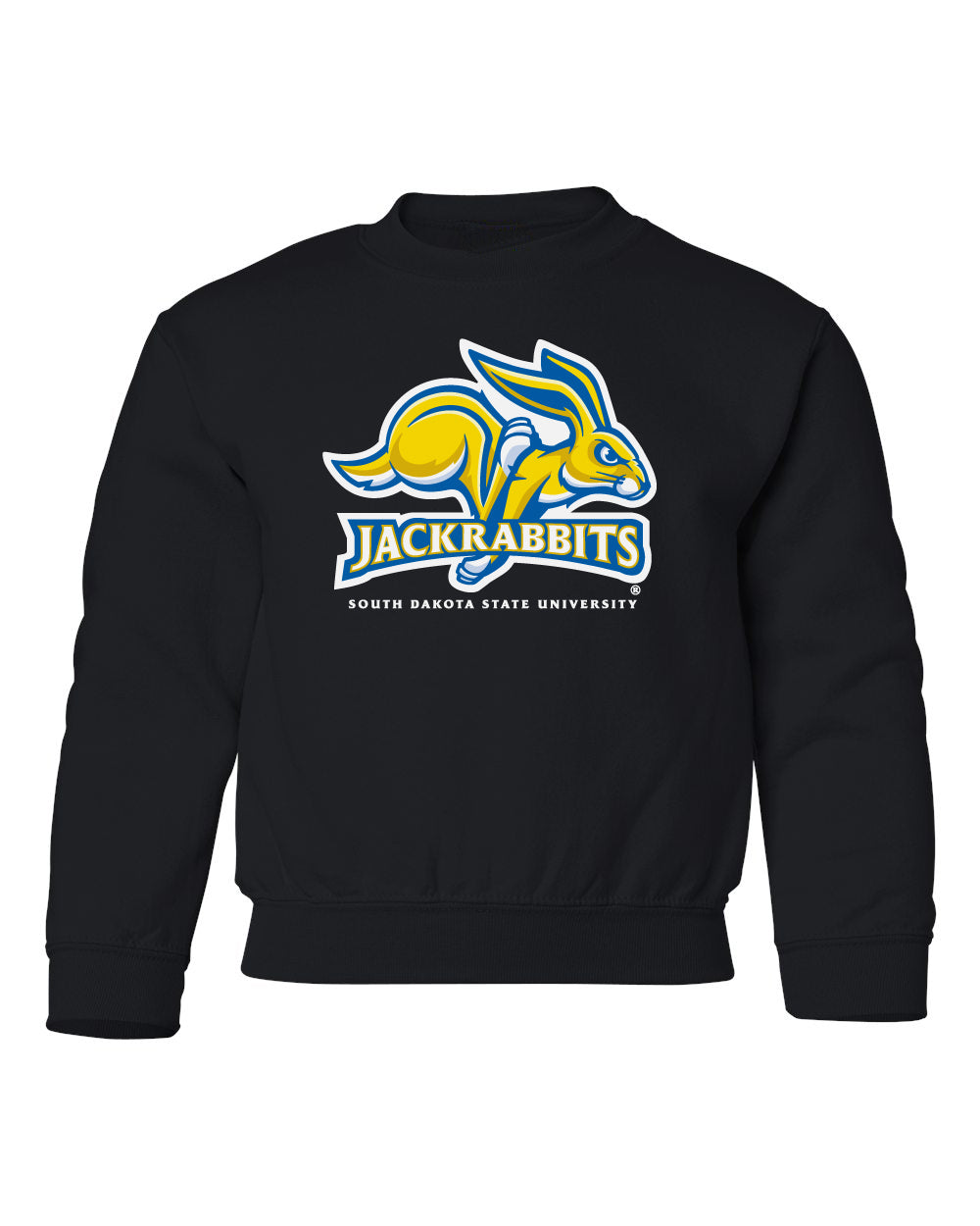 South Dakota State Jackrabbits Youth Crewneck Sweatshirt - SDSU Jackrabbits Primary Logo