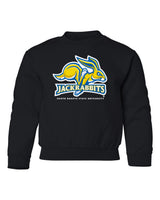 South Dakota State Jackrabbits Youth Crewneck Sweatshirt - SDSU Jackrabbits Primary Logo