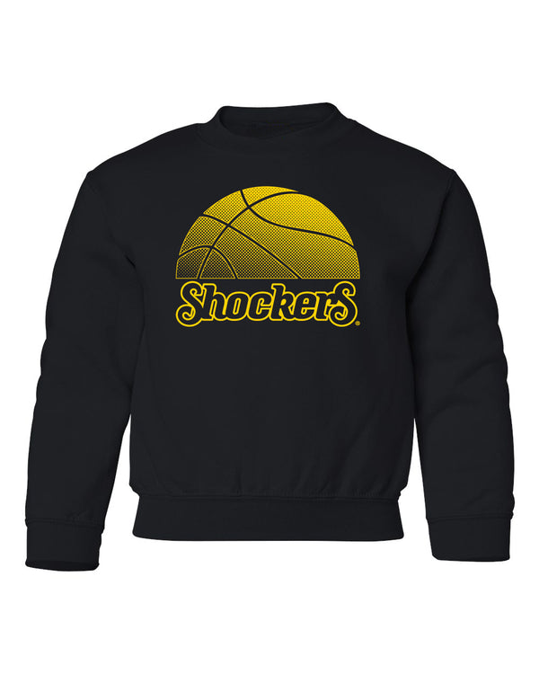 Wichita State Shockers Youth Crewneck Sweatshirt - WSU Shockers Basketball