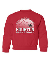 Houston Cougars Youth Crewneck Sweatshirt - Houston Cougars Basketball Coogs House