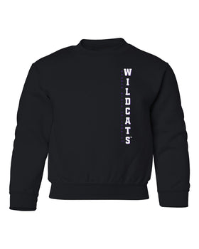 K-State Wildcats Youth Crewneck Sweatshirt - Vertical KSU Wildcats