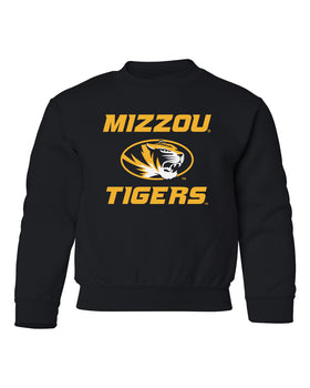 Missouri Tigers Youth Crewneck Sweatshirt - Mizzou Tigers Primary Logo