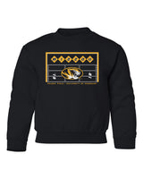 Missouri Tigers Youth Crewneck Sweatshirt - Mizzou Football Field Endzone
