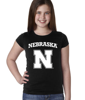 Nebraska Cornhuskers Block N Youth Girls Tee Shirt