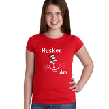 Nebraska Cornhuskers "Husker I Am" Youth Girls Tee Shirt