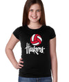 Nebraska Husker Youth Girls Tee Shirt - Volleyball Legacy Script Huskers