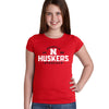 Nebraska Huskers Girls Tee Shirt - University of Nebraska Huskers N