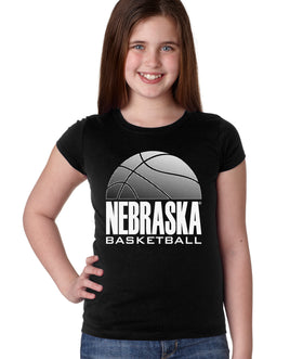 Nebraska Huskers Girls Tee Shirt - Nebraska Basketball