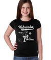 Nebraska Huskers Girls Tee Shirt - Nebraska Volleyball - Lexi Rodriguez - NIL Roddy