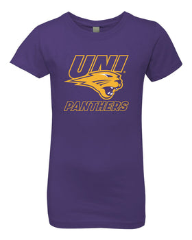 Northern Iowa Panthers Girls Tee Shirt - UNI Power Logo