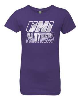 Northern Iowa Panthers Girls Tee Shirt - UNI Panthers Football Image