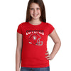 South Dakota Coyotes Girls Tee Shirt - USD Football Helmet
