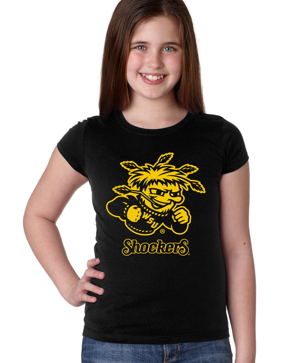 Wichita State Shockers Girls Tee Shirt - WuShock Logo