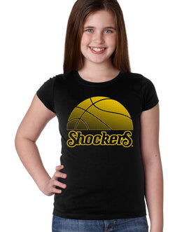 Wichita State Shockers Girls Tee Shirt - WSU Shockers Basketball
