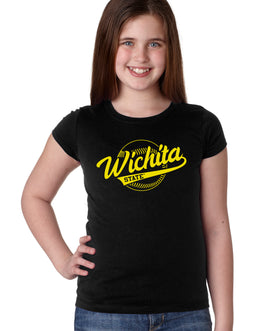 Wichita State Shockers Girls Tee Shirt - Wichita State Baseball