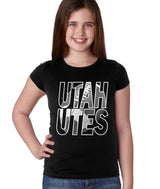 Utah Utes Girls Tee Shirt - Utah Utes Football Image