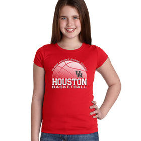 Houston Cougars Girls Tee Shirt - Houston Cougars Basketball Coogs House