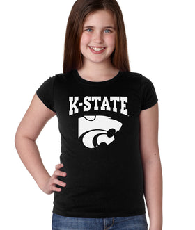 K-State Wildcats Girls Tee Shirt - K-State Powercat