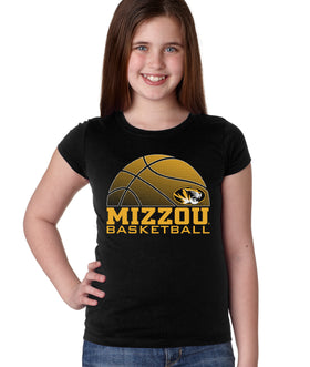 Missouri Tigers Girls Tee Shirt - Mizzou Basketball