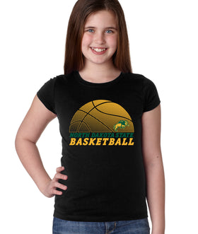 NDSU Bison Girls Tee Shirt - North Dakota State Bison Basketball