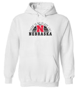 Women's Nebraska Huskers Hooded Sweatshirt - No Place Like Nebraska