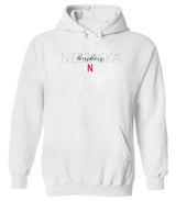 Women's Nebraska Huskers Hooded Sweatshirt - Nebraska Huskers with Helmet N