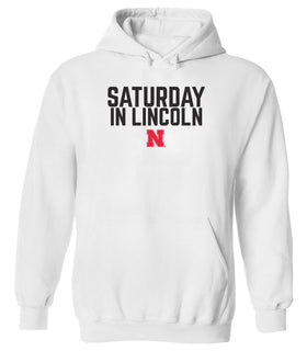 Women's Nebraska Huskers Hooded Sweatshirt - Saturday in Lincoln