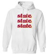 Women's Iowa State Cyclones Hooded Sweatshirt - State x 3