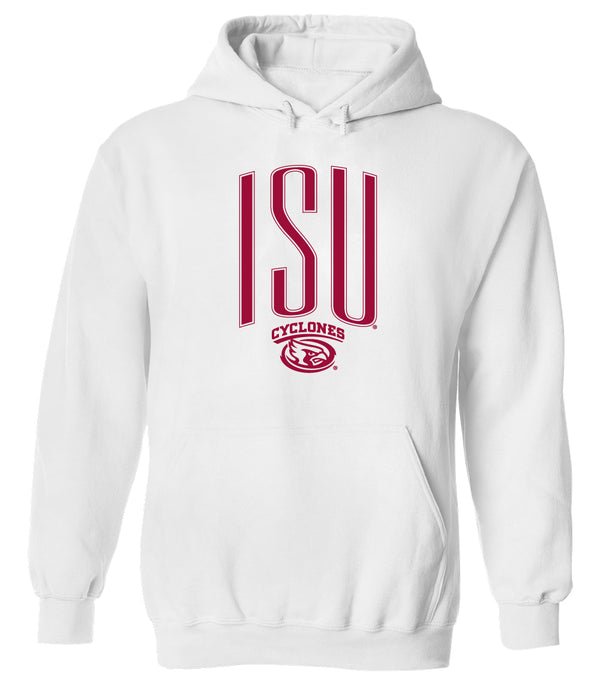 Women's Iowa State Cyclones Hooded Sweatshirt - Giant ISU with Cy Swirl