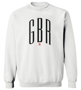 Women's Nebraska Huskers Crewneck Sweatshirt - Giant Black GBR