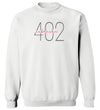 Women's Nebraska Huskers Crewneck Sweatshirt - 402 Area Code