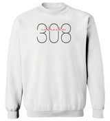 Women's Nebraska Huskers Crewneck Sweatshirt - 308 Area Code