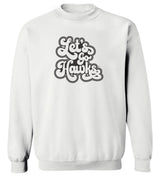 Women's Iowa Hawkeyes Crewneck Sweatshirt - Retro Let's Go Hawks