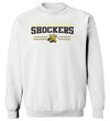 Women's Wichita State Shockers Crewneck Sweatshirt - Wichita State Shockers 3 Stripe