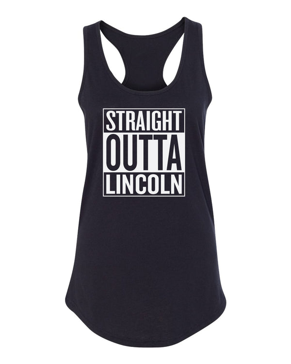 Women's Nebraska Tank Top - STRAIGHT OUTTA LINCOLN