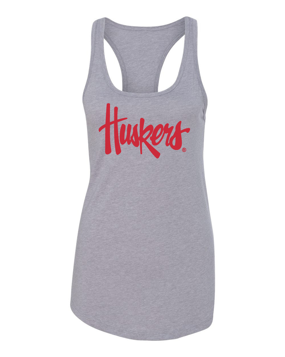 Women's Nebraska Legacy Script "Huskers" Racerback Tank Top