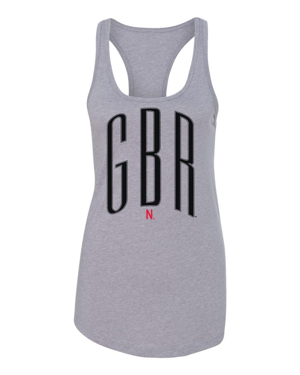 Women's Nebraska Huskers Tank Top - Black GBR