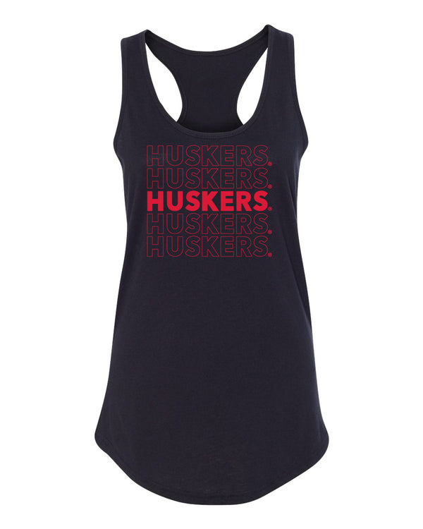 Women's Nebraska Huskers Tank Top - Huskers Times 5