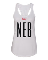 Women's Nebraska Huskers Tank Top - Black NEB