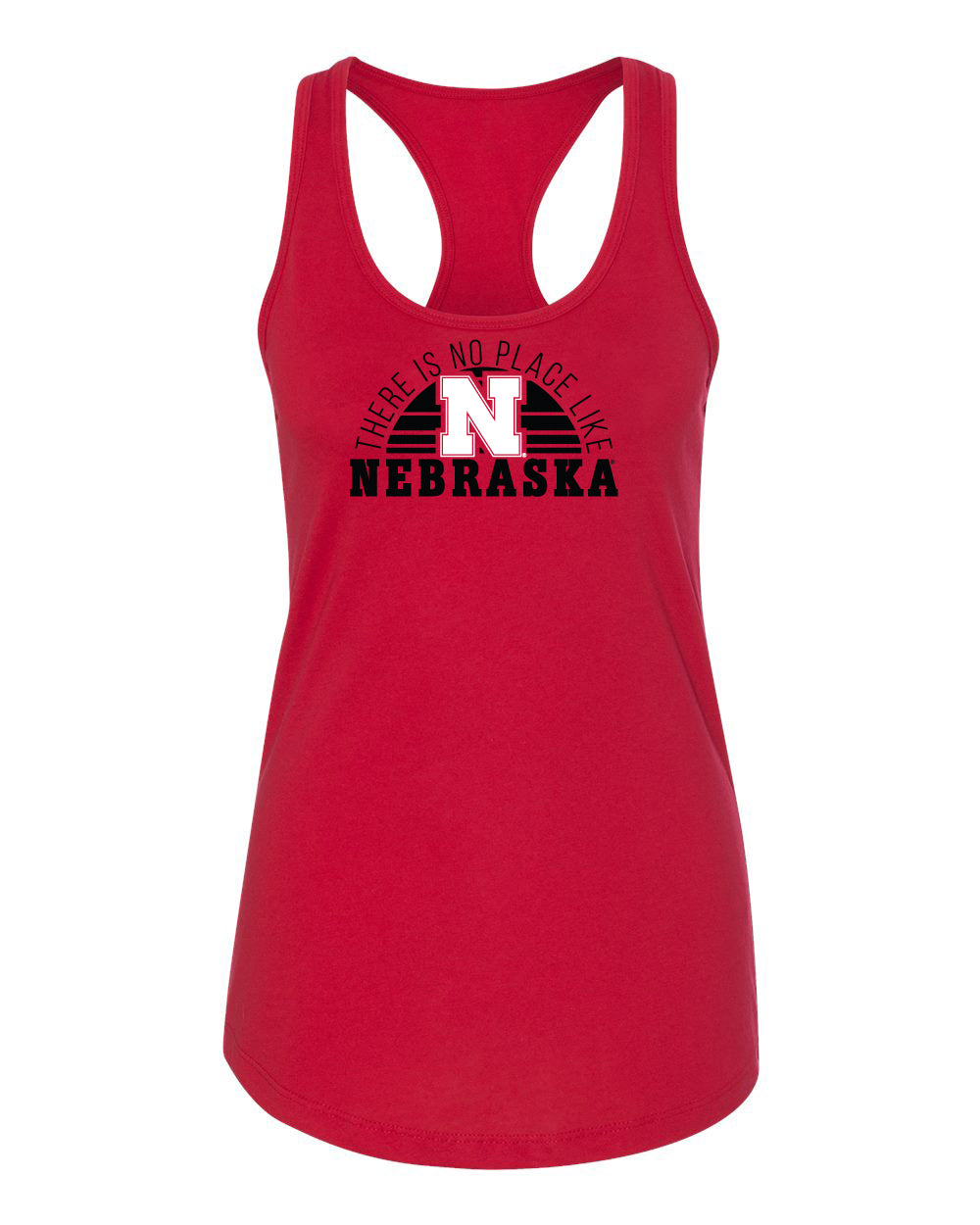 Women's Nebraska Huskers Tank Top - No Place Like Nebraska