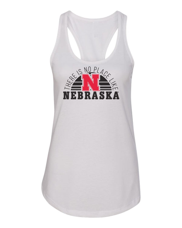 Women's Nebraska Huskers Tank Top - No Place Like Nebraska