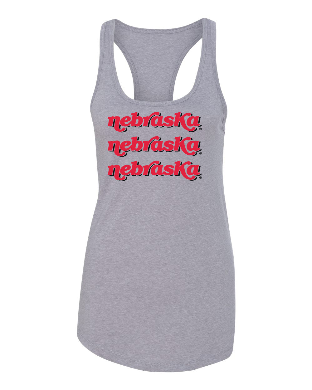 Women's Nebraska Huskers Tank Top - Nebraska Times 3