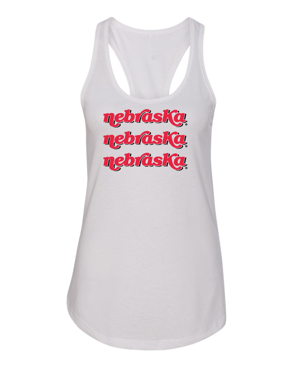 Women's Nebraska Huskers Tank Top - Nebraska Times 3