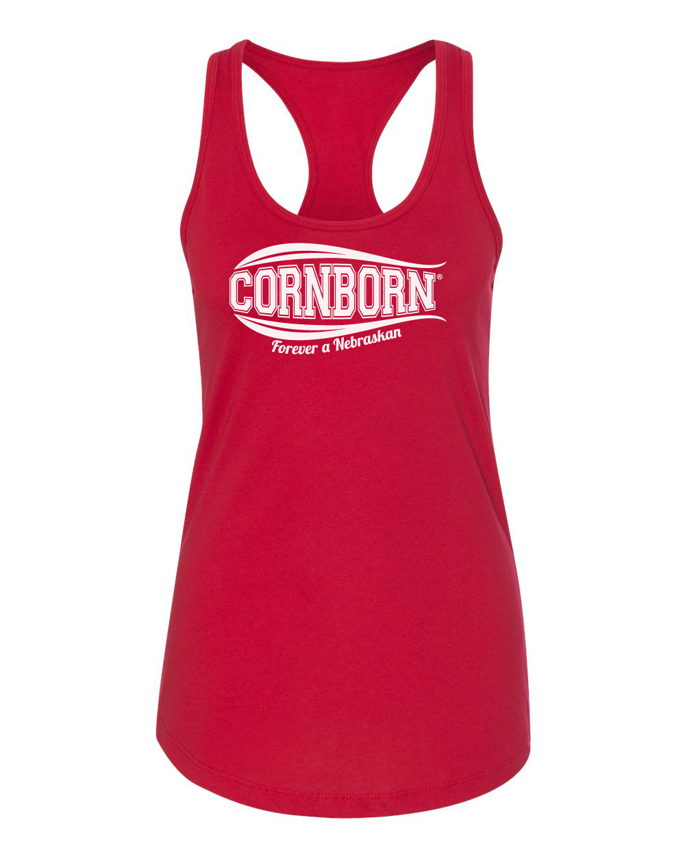 Women's Nebraska Husker Tank Top - CornBorn Forever a Nebraskan